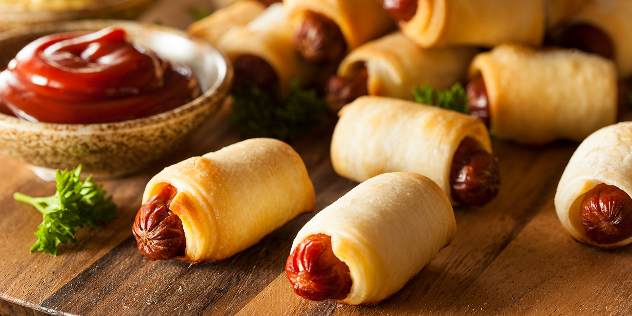 Pellet dog in a blanket