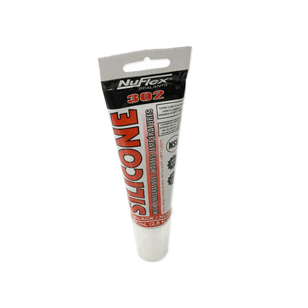 NuFlex 302 High Temperature Silicone Sealant, 2.8oz Squeeze Tube  