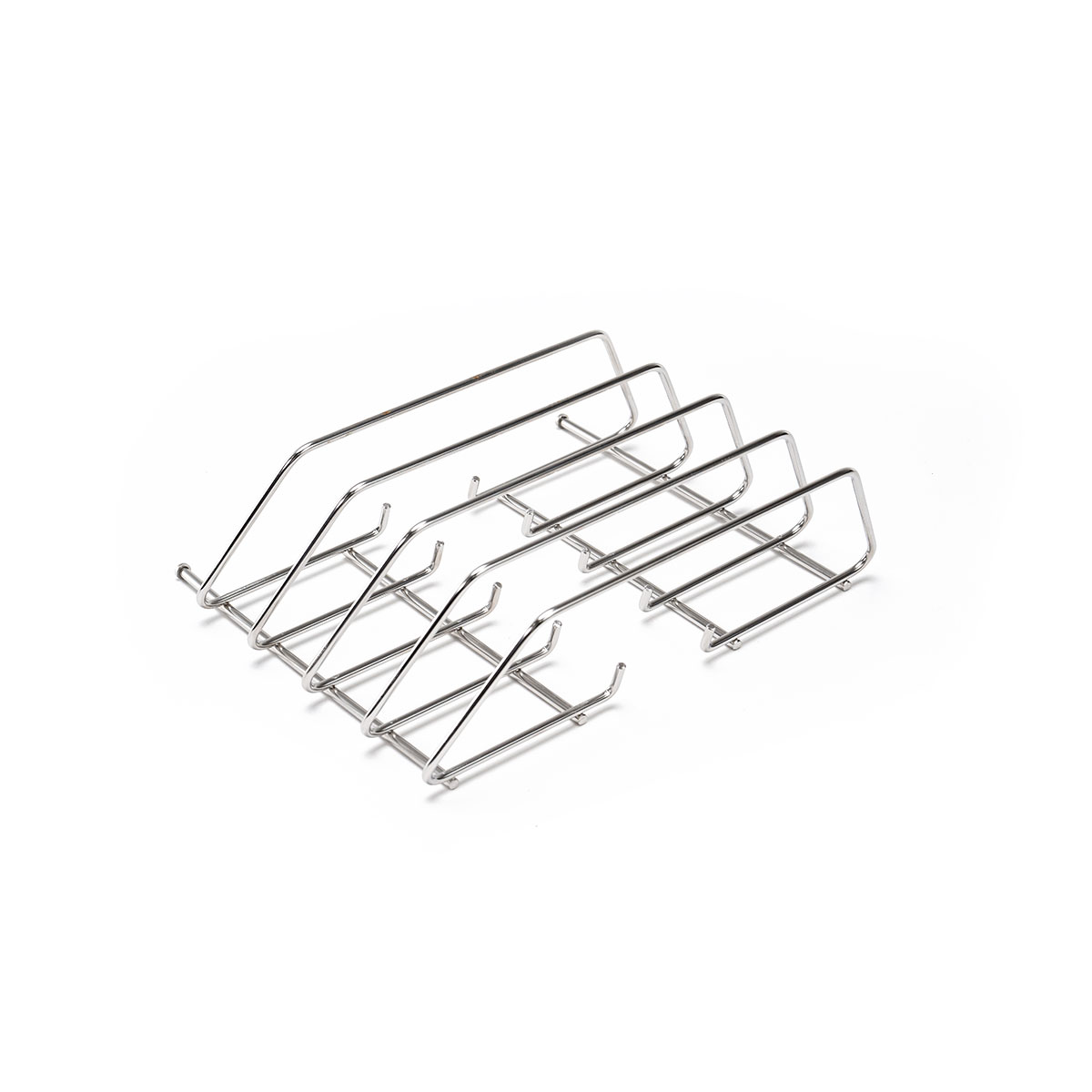 RACKT - RIB RACK accessory for grills, durable stainless steel design, fits up to 4 full rib racks, customizable racking configurations.