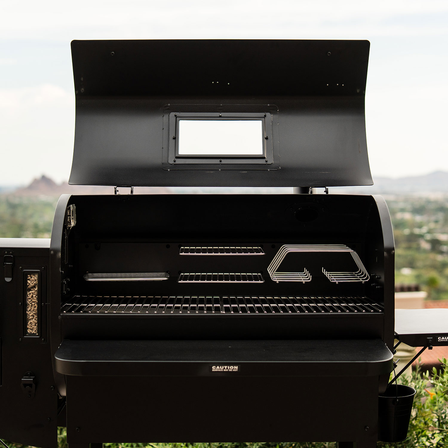 Green Mountain Grills dealer resource page featuring marketing materials and brand assets for outdoor cooking products.